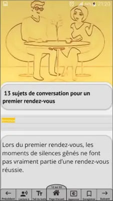 Les bons sujets de quoi parler android App screenshot 9